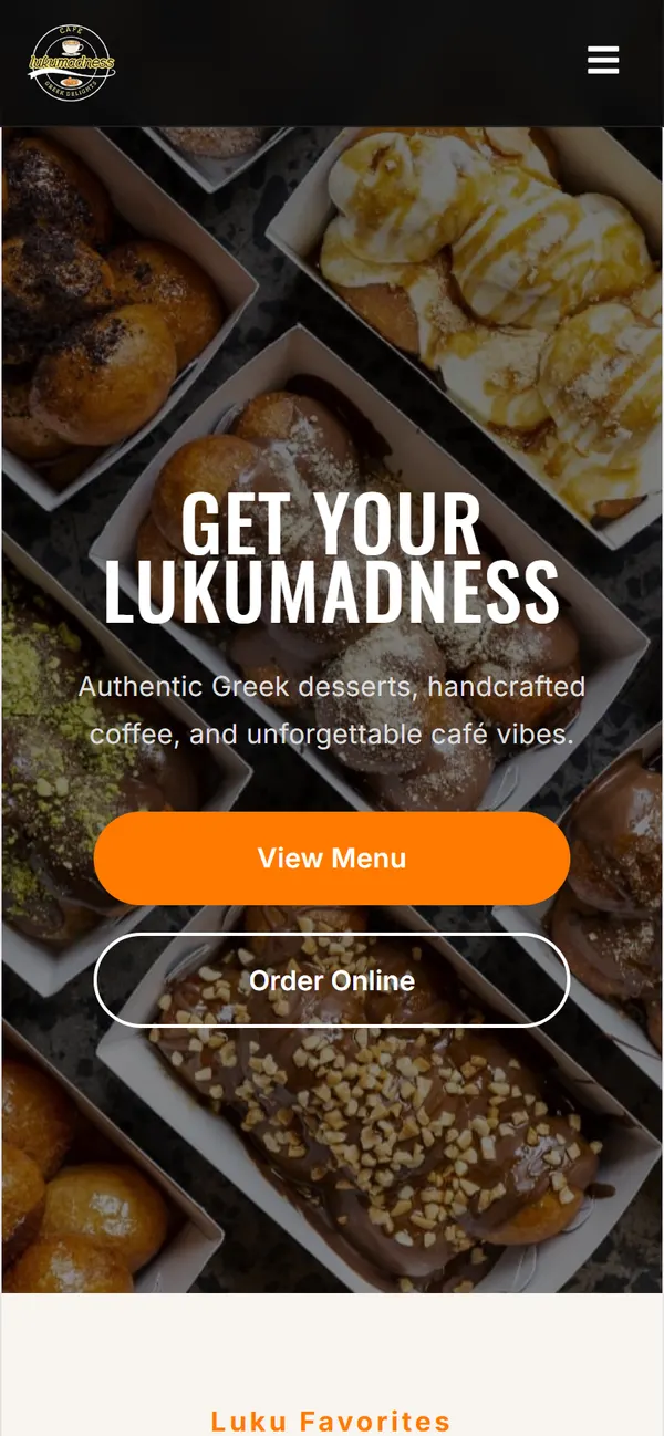 Lukumadness website on a phone