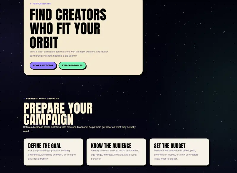 Mission Control creator marketplace — screenshot 3