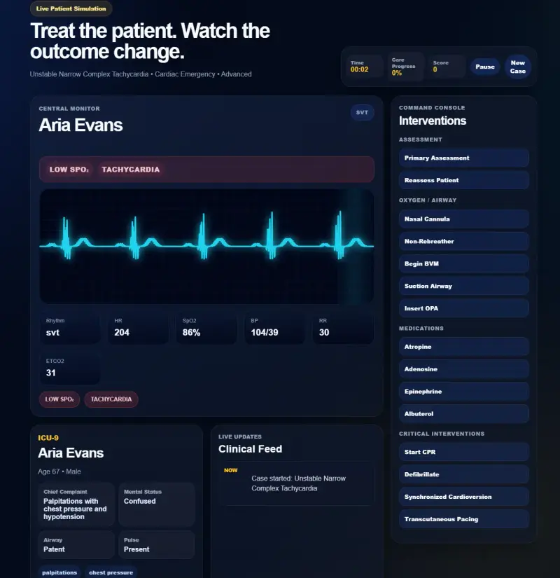 RhythmLab medical training simulator — screenshot 3