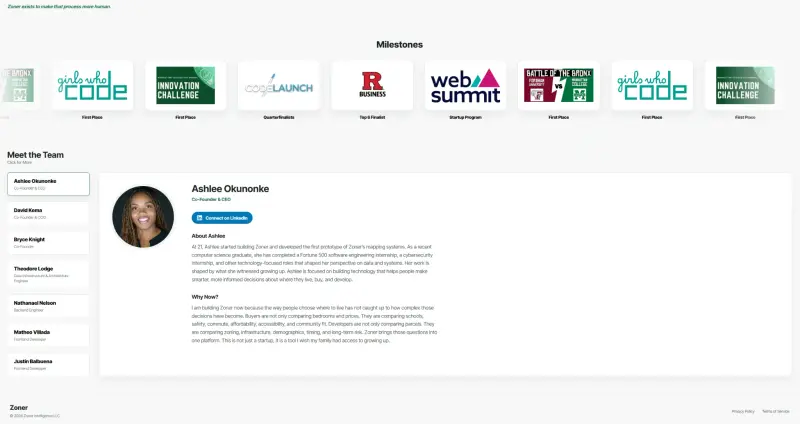 Zoner real estate web app — screenshot 3